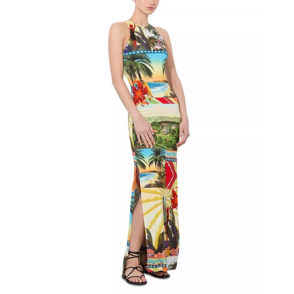 ALICE + OLIVIA Pania Print Sleeveless Maxi Dress - Picture 3 of 12